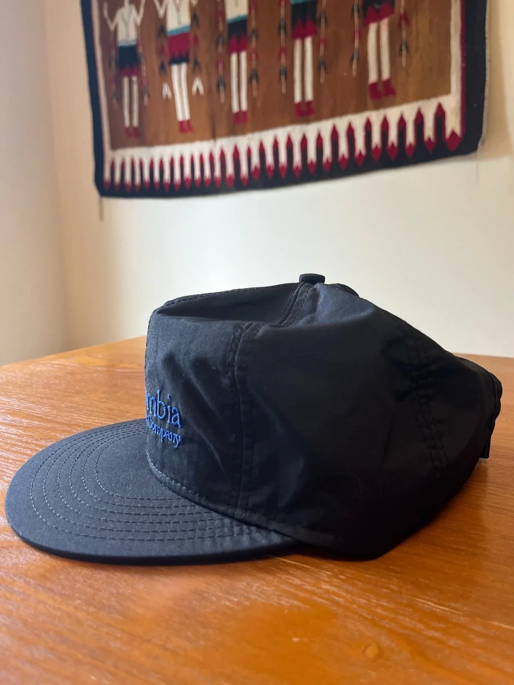 🧢 NWT Vintage Columbia Sportswear USA Willapa Bay OSFA Nylon Camp Hat Black